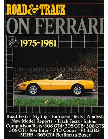 ROAD & TRACK ON FERRARI 1975-1981, Nieuw