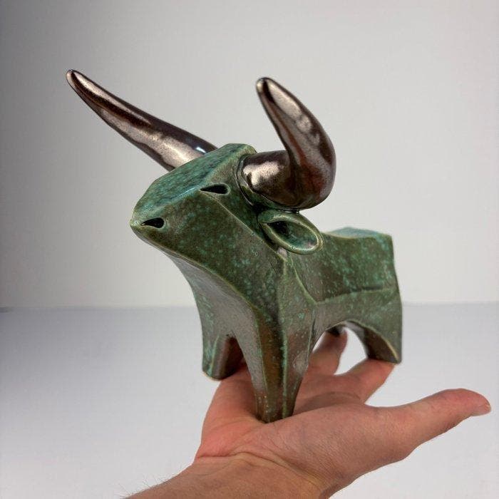 Mario Klara (1973) - Bull, Antiquités & Art, Art | Peinture | Moderne