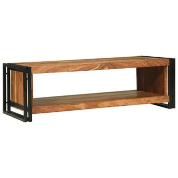 vidaXL Salontafel Bruin 120 x 50 x 38 cm Massief Acacia Hout, Verzenden, Nieuw