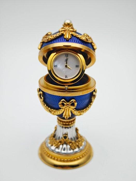 Fabergé ei - Huis van Fabergé Klok-Ei - Composiet, Antiquités & Art, Curiosités & Brocante