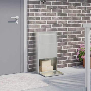 vidaXL Pakket Inwerpkoker Zilver 44 x 22 x 82 cm Gegevens, Verzenden, Nieuw