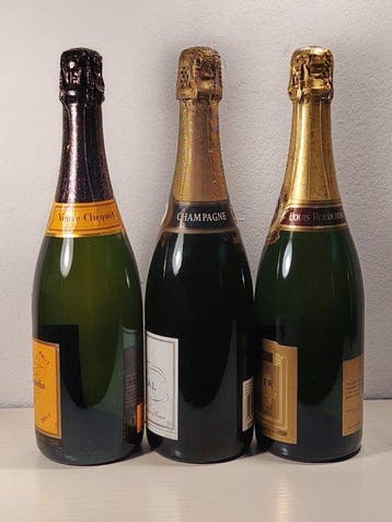 Veuve Clicquot, Louis Roederer, De Clairval, Champagne -, Nieuw