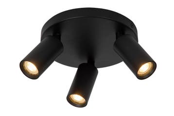 Lucide RITMO - Plafondspot - Ø 18 cm - 3xGU10, Verzenden