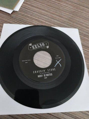 Nicky De Matteo - Crackin Stone / Caro Mio Ben - 45 RPM 7, Cd's en Dvd's, Nieuw in verpakking