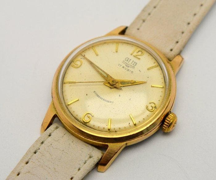 GUB Glashütte - 17 Rubis - Stossgesichert - Germany - Sans, Bijoux, Sacs & Beauté, Montres | Hommes