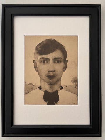 Jan Mankes (1889-1920), after - Zelfportret