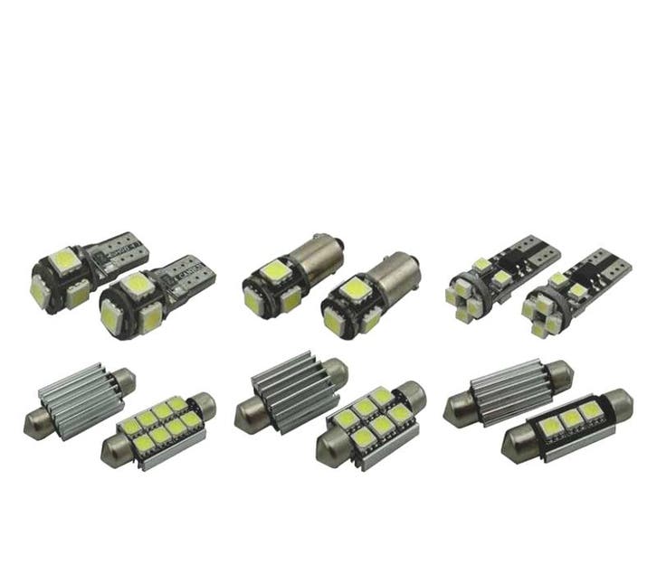 Kit 10 Ampoules Led Intérieur Pour Renault Megane II 2 Mk2 C, Auto-onderdelen, Verlichting, Verzenden