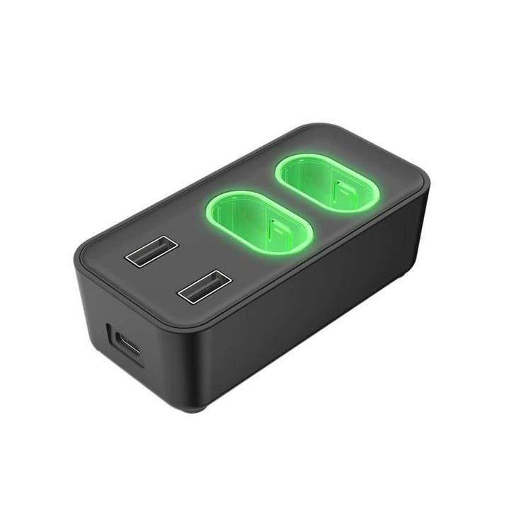 DrPhone BO1 Oplaadbare Batterij Oplader met 2 USB poorten &, Telecommunicatie, Mobiele telefoons | Telefoon-opladers, Nieuw, Verzenden