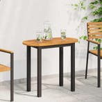 vidaXL Tafelblad Olie Natuurlijk 80 x 40 x 2 cm Massief, Huis en Inrichting, Verzenden, Nieuw