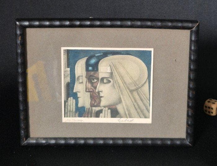 Jan Toorop (1858-1928) - Gebed, Antiquités & Art, Antiquités | Autres Antiquités
