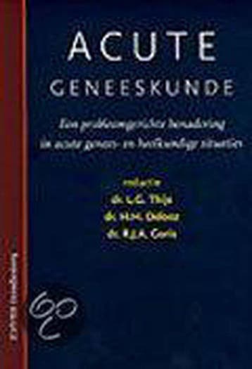 Acute geneeskunde - Thijs, Boeken, Verzenden, Nieuw