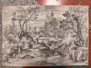 Annibale Carracci (1560-1609), after - Penitent Saint Jerome