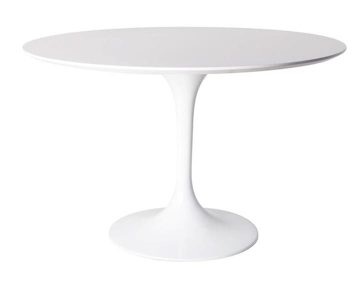Eettafel Tulip Table 100cm Wit (Matt), Huis en Inrichting, Tafels | Eettafels, Nieuw, Verzenden
