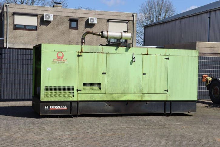 Veiling: Generator Pramac GSW450 Diesel 450kVA, Zakelijke goederen, Machines en Bouw | Aggregaten, Ophalen