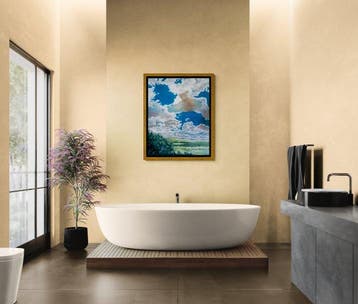 Pablo Soroya - Skyscape IV. Original Oil Painting. XL size.