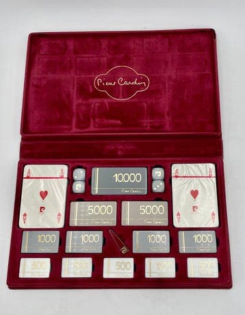 Pokerset - Pierre Cardin – Rare Vintage Luxury Poker/Casino