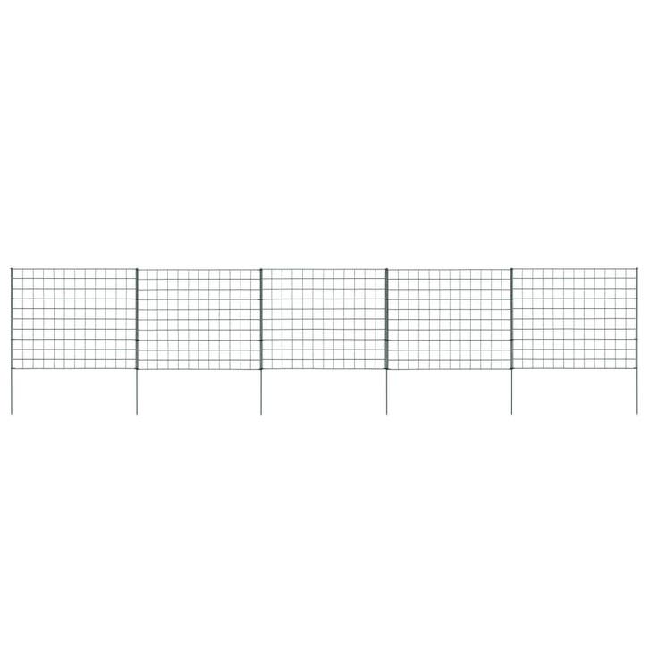 vidaXL Schuttingset 77,5x64 cm groen, Tuin en Terras, Tuinhekken en Hekwerk, Nieuw, Verzenden