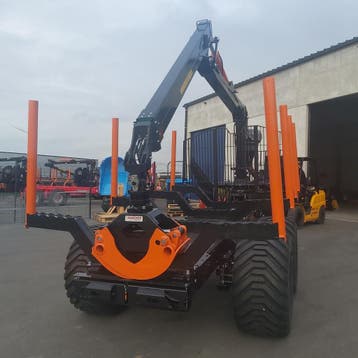 Remorque forestière BMF 17 T + 750, Articles professionnels, Machines & Construction | Jardin, Parc & Sylviculture