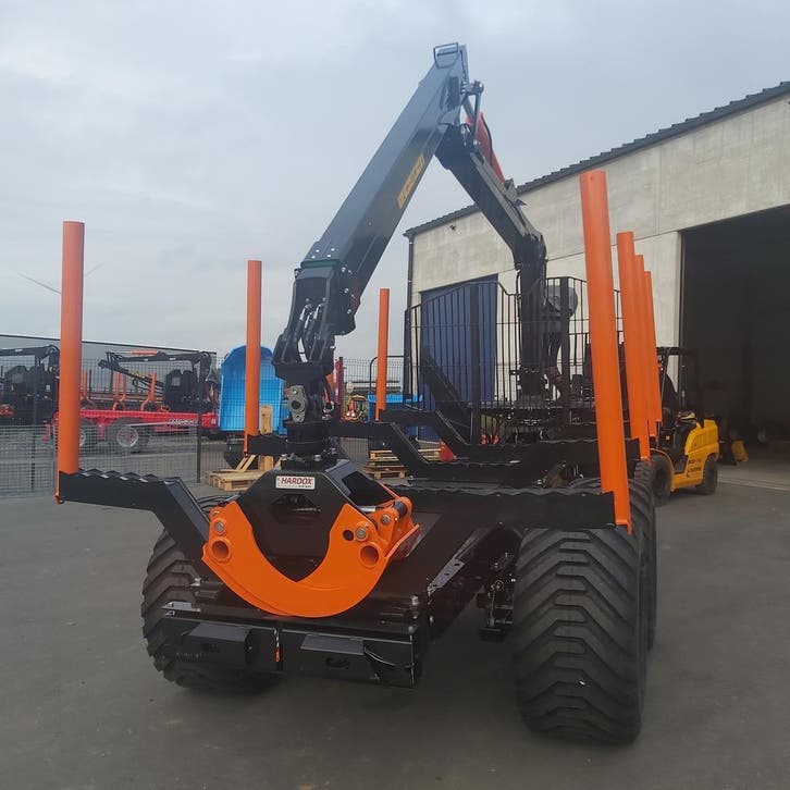 Remorque forestière BMF 17 T + 750, Zakelijke goederen, Machines en Bouw | Tuin, Park en Bosbouw