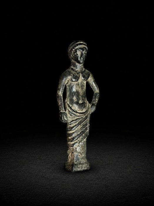 Oud-Romeins, Keizerrijk Brons Figuur - 5.3 cm, Antiek en Kunst, Antiek | Overige Antiek