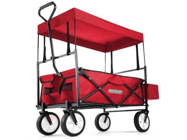 Veiling - Bolderkar rood 120x60x95cm, Caravanes & Camping, Chariots