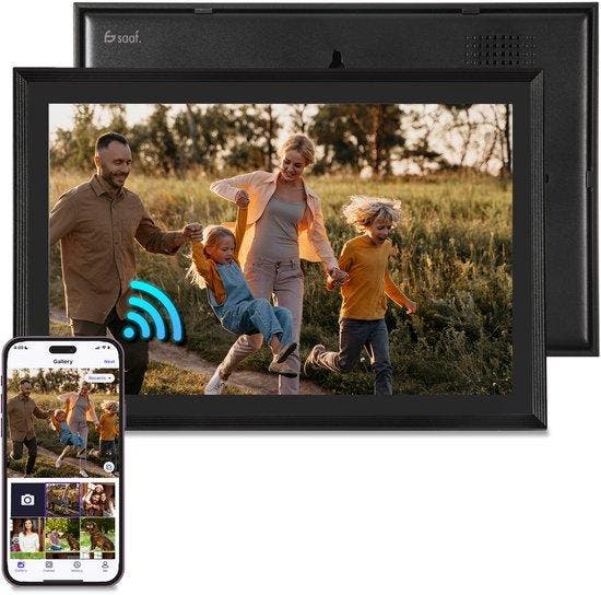 2dekans | Digitale Fotolijst met Wifi - 10,1 Touchscreen &, Audio, Tv en Foto, Foto | Digitale fotokaders, Ophalen of Verzenden