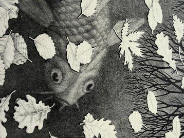 M.C. Escher (1898-1972) - Trois Mondes