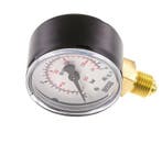 0..16 Bar Manometer Onderaansluiting Staal/Messing 50 mm, Verzenden, Nieuw