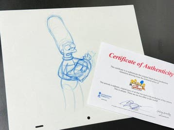 Gracie Films - Dessin danimation original de Marge Simpson,, Nieuw in verpakking