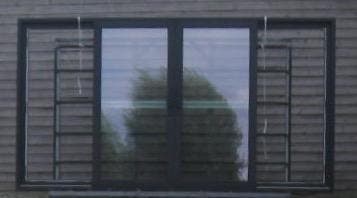 aluminium schuifraam ,schuifdeur ,pui 400 x 219, 225 cm of meer, Ophalen of Verzenden, 150 tot 225 cm, Inclusief glas