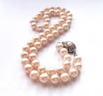 Zonder minimumprijs - Halsketting Akoya parels - 8 kt, Handtassen en Accessoires, Kettingen, Nieuw