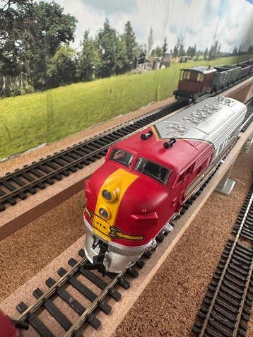 Walthers H0 - Treinset (1) - Santa Fe Warbonnet-stijl, Nieuw