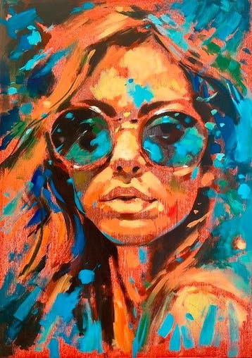 Ale 70 x 100 cm - Melodía Holográfica con Auriculares