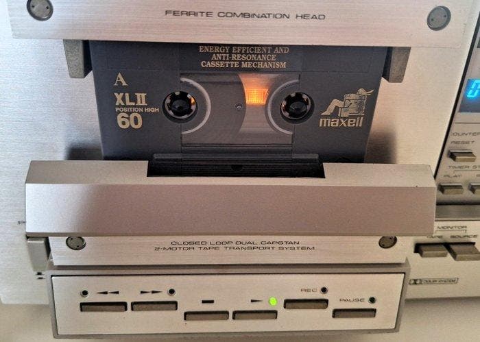 Pioneer - CT-F950 Audiocassette deck, Audio, Tv en Foto, Radio's