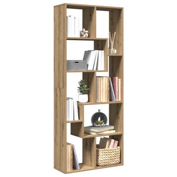 vidaXL Kamerscherm / boekenkast 67x25x161,5 cm hout, Verzenden, Nieuw