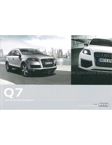 2010 AUDI Q7 BROCHURE DUITS, Nieuw