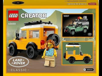 Lego Set - 40650 - Creator - Retired! Land Rover Classic