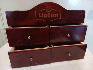 Lipton Tea - Commode - Bois, Cuivre - Meuble de rangement