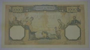1 000 Francs France Fay 38/21 1000 Francs Ceres Et Mercur..., Verzenden, België