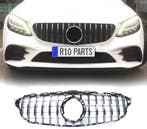 CALANDRE MERCEDES W205 S205 14-18 LOOK AMG GT NOIR CHROMÉ, Verzenden