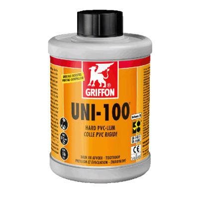 Griffon UNI-100 Hard PVC-lijm 500ml, Jardin & Terrasse, Accessoires de piscine, Enlèvement ou Envoi