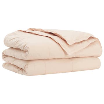 vidaXL Dekbed Beige 220 x 240 cm Kapokvezel, Verzenden, Nieuw
