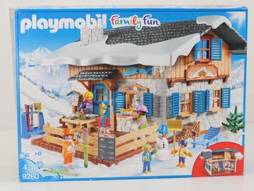 Playmobil 9280 Skihut OVP #9914 (Figuren), Ophalen of Verzenden, Gebruikt