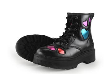 Skechers Veterboots Meisjes in maat 31 Zwart, Verzenden, Jongen of Meisje, Schoenen, Skechers