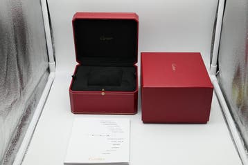 Cartier Santos Ref. W20073X8 Year 2015 (Box & Papers), Handtassen en Accessoires, Overige merken, Leer, Polshorloge, Ophalen of Verzenden