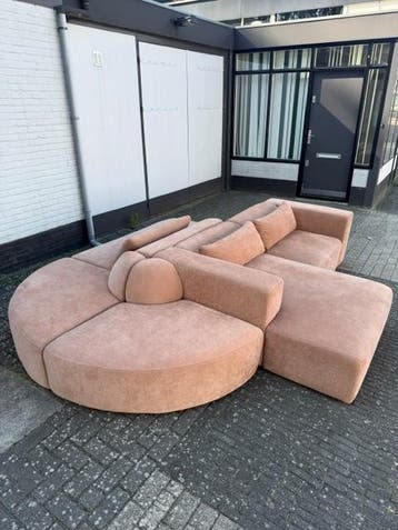 4x6 sofa X6 Modulaire Designbank Nude Terra - Modulaire, Maison & Meubles, Canapés | Salons, Verzenden