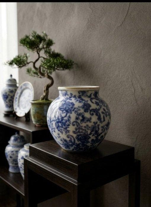 Hutschenreuther - Vase - Porcellana C.M., Antiquités & Art, Antiquités | Verre & Cristal
