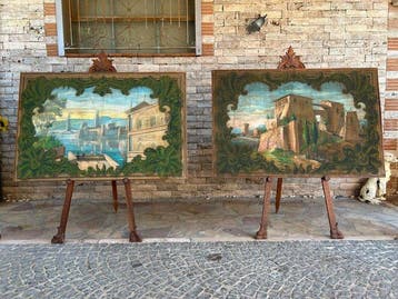 Italiaanse school (XVIII) - Coppia di Arazzi