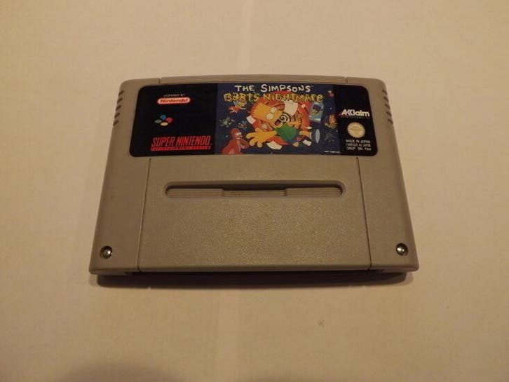 The Simpsons: Barts Nightmare (German) [Super Nintendo], Consoles de jeu & Jeux vidéo, Jeux | Nintendo Super NES, Envoi