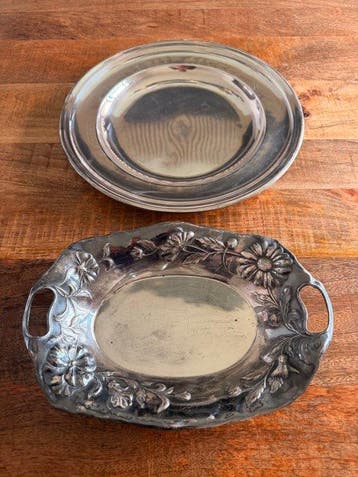Alessi, wiskemaan - Dienblad (5) - Verzilverd, Staal - Set